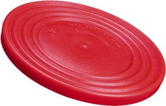 Caplugs - Round Head Flange Cap - Low-Density Polyethylene, Red - A1 Tooling