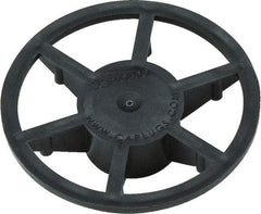 Caplugs - 0.809" ID, Pin Wheel Cap - 35/64" Long, Low-Density Polyethylene, Black - A1 Tooling