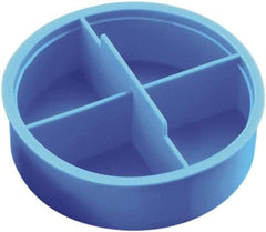 Caplugs - Round Head Tube Plug - 2.63" OD, 1" Long, Low-Density Polyethylene, Blue - A1 Tooling