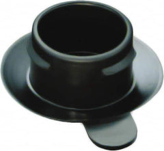 Caplugs - Push-In Finishing Plugfor 1/2 SAE, 1/4 NPT Thread - 0.444" ID, 0.72 OD, Low-Density Polyethylene, Black - A1 Tooling