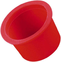 Caplugs - 1-1/4" ID, Round Head, Tapered Masking Cap/Plug - 1.65" OD, 7/8" Long, Silicone, Natural (Color) - A1 Tooling