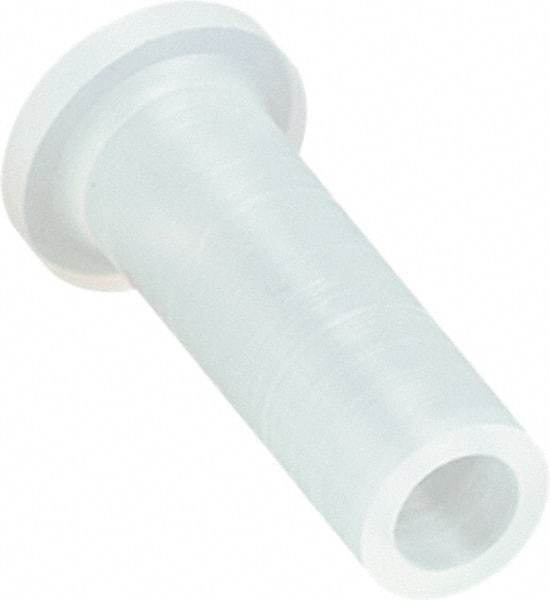 Caplugs - Round Head Cap with Flange - 1-27/64" Long, Silicone, Natural (Color) - A1 Tooling