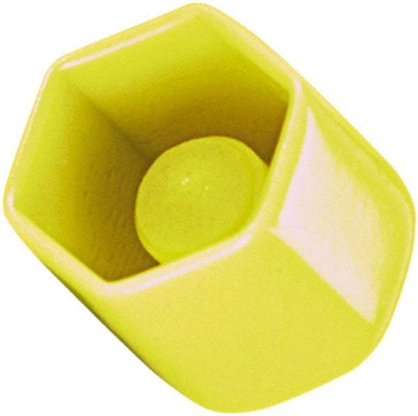 Caplugs - Hex Head Cap - 1" Long, Vinyl, Yellow - A1 Tooling