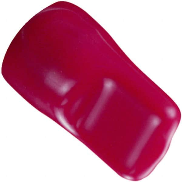 Caplugs - 3/16" ID, Pull-Tab, Round Head Cap - 2-5/8" Long, Vinyl, Red - A1 Tooling