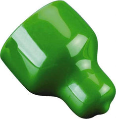 Caplugs - 1.041" ID, Pull-Tab, Round Head Cap - 1-3/8" Long, Vinyl, Green - A1 Tooling