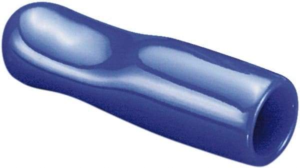 Caplugs - 0.53" ID, Pull-Tab, Round Head Cap - 1-1/8" Long, Vinyl, Blue - A1 Tooling