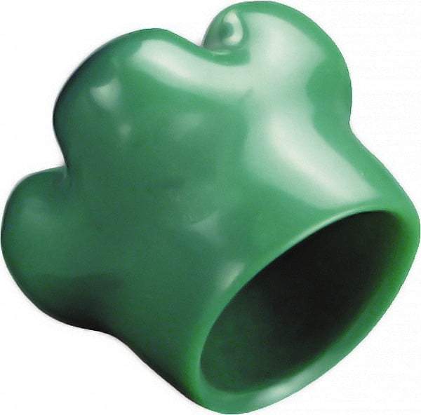 Caplugs - Round with Square Head Tube Cap - 0.725" OD, 1/2" Long, Vinyl, Green - A1 Tooling