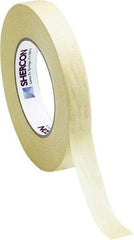 Caplugs - 1/2" Wide x 60 Yd Long Off-White Crepe Paper High Temperature Masking Tape - Series KD110500, 7.5 mil Thick - A1 Tooling