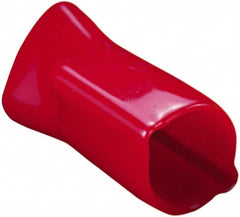 Caplugs - 0.84" ID, Round Head Vented Cap - 0.96" OD, 51/64" Long, Vinyl, Gray - A1 Tooling