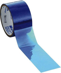 Caplugs - 2" Wide x 72 Yd Long Blue Polyester Film High Temperature Masking Tape - Series PC902000, 3 mil Thick - A1 Tooling