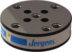 Jergens - 130mm Long x 130mm Wide x 35mm High Steel Fixture Plate - 35mm Plate Thickness - A1 Tooling