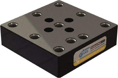 Jergens - 130mm Long x 130mm Wide x 35mm High Steel Fixture Plate - 35mm Plate Thickness - A1 Tooling