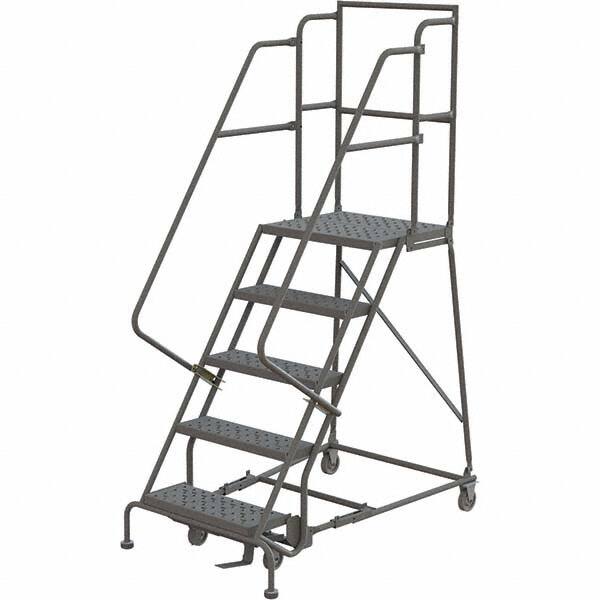 TRI-ARC - Rolling & Wall Mounted Ladders & Platforms Type: Rolling Warehouse Ladder Style: Rolling Platform Ladder - A1 Tooling