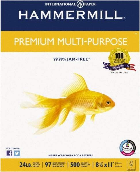 Hammermill - 8-1/2" x 11" White Copy Paper - Use with All Office Equipment - A1 Tooling