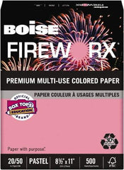 Boise - 8-1/2" x 11" Cherry Coiled Phone Cord - Use with Laser Printers, Copiers, Plain Paper Fax Machines, Multifunction Machines - A1 Tooling