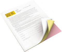 Xerox - 8-1/2" x 11" White, Canary & Pink Digital Carbonless Paper - Use with Laser Copiers, Laser Printers - A1 Tooling