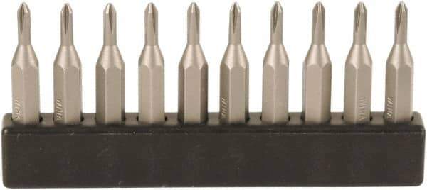 Wiha - #000, Phillips Screwdriver Bit - 28mm OAL - A1 Tooling