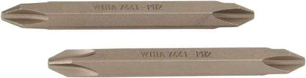 Wiha - #2, Phillips Screwdriver Bit - 1/4" Drive, - A1 Tooling