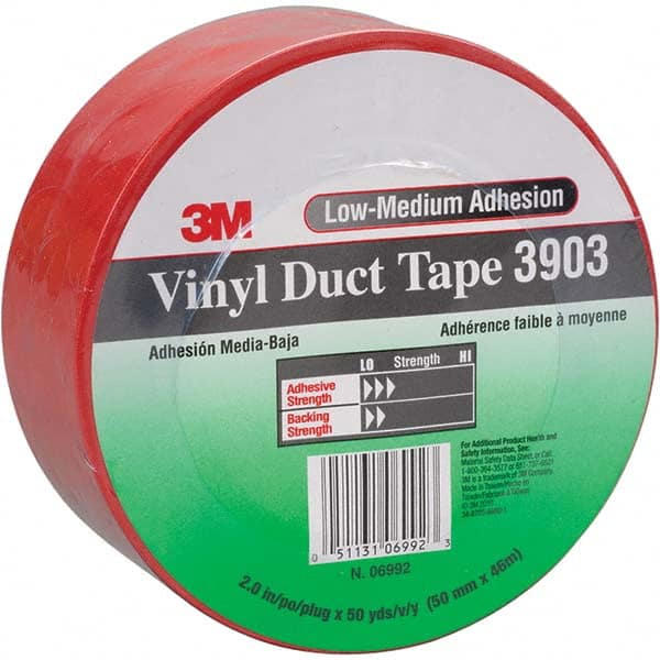 3M - 50 Yd x 49" x 6.5 mil Red Vinyl Duct Tape - A1 Tooling