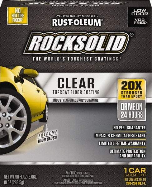 Rust-Oleum - 70 oz Clear Floor Coating - Low Odor & Chemical Resistant - A1 Tooling