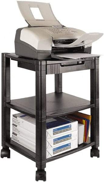 Kantek - Black Printer/Copier Stand - Use with Computer, Fax Machines, Printer - A1 Tooling