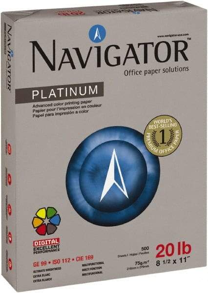 Navigator - 8-1/2" x 11" White Copy Paper - Use with Laser Printers, Copiers, Fax Machines, Multifunction Machines - A1 Tooling