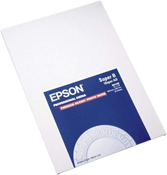 Epson - 13" x 19" White Photo Paper - Use with Inkjet Printers - A1 Tooling