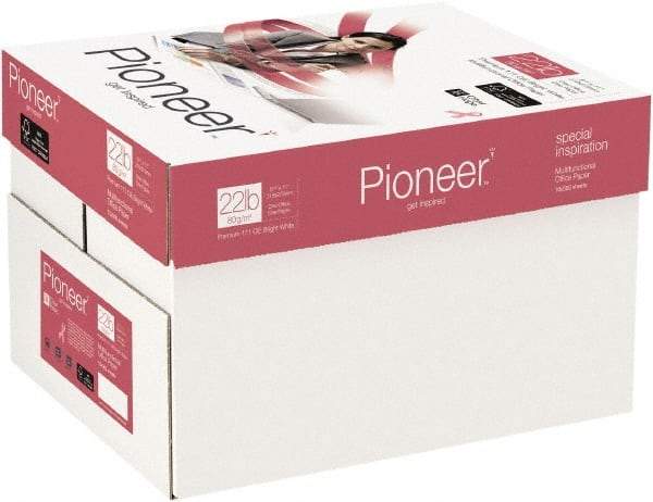 Pioneer - 8-1/2" x 11" Bright White Copy Paper - Use with Copiers, Inkjet Printers, Laser Printers - A1 Tooling