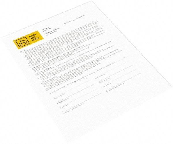 Xerox - 8-1/2" x 11" White Carbonless Paper - Use with Laser Copiers, Laser Printers - A1 Tooling