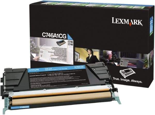 Lexmark - Cyan Toner Cartridge - Use with Lexmark C746, C748 - A1 Tooling