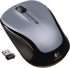 Logitech - Silver Wireless Mouse - Use with Chrome OS, Linux 2.6 & Later, Mac OS X 10.5 & Later, Windows Vista, 7, 8 - A1 Tooling