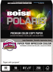 Boise - 8-1/2" x 11" White Copy Paper - Use with Copiers, Laser Printers - A1 Tooling