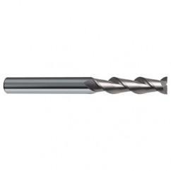 12mm Dia. - 150mm OAL - 45° Helix Bright Carbide End Mill - 2 FL - A1 Tooling