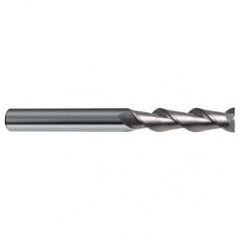 16mm Dia. - 150mm OAL - 45° Helix Bright Carbide End Mill - 2 FL - A1 Tooling