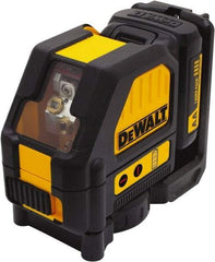 DeWALT - 2 Beam 165' Max Range Self Leveling Cross Line Laser - Red Beam, 1/8" at 30' Accuracy, 17-3/4" Long x 13" Wide x 6-1/8" High, Battery Included - A1 Tooling