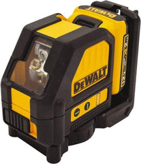 DeWALT - 2 Beam 165' Max Range Self Leveling Cross Line Laser - Green Beam, 1/8" at 30' Accuracy, 17-3/4" Long x 13" Wide x 6-1/8" High, Battery Included - A1 Tooling