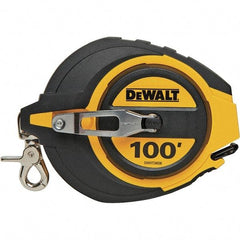 DeWALT - 100' x 3/8" Tape Measure - 1/8" Graduation, Inch Graduation Style - A1 Tooling