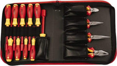 Wiha - 14 Piece Insulated Pliers, Cutters, Slotted & Nut Driver Hand Tool Set - Comes in Box - A1 Tooling