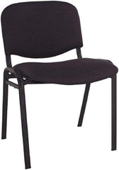 ALERA - Acrylic Black Stacking Chair - Black Frame, 19-3/4" Wide x 21" Deep x 30-3/8" High - A1 Tooling