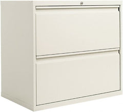 ALERA - 30" Wide x 28.38" High x 19-1/4" Deep, 2 Drawer Lateral File - Steel, Light Gray - A1 Tooling