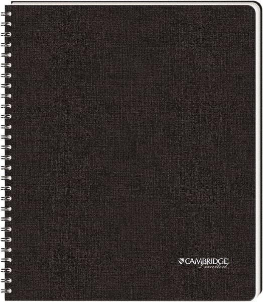 Cambridge Limited - 96 Sheet, 8-1/2 x 11", Legal (Style) Hardbound Notebook - Black - A1 Tooling