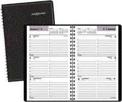 DayMinder - 26 Sheet, 4-7/8 x 8", Weekly Planner - Black - A1 Tooling