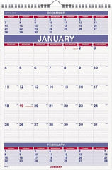 AT-A-GLANCE - 12 Sheet, 8-3/4 x 10", Wall Calendar - White - A1 Tooling