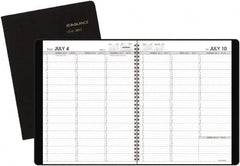 AT-A-GLANCE - 26 Sheet, 5-1/2 x 8-1/2", Accounting Book - Black - A1 Tooling