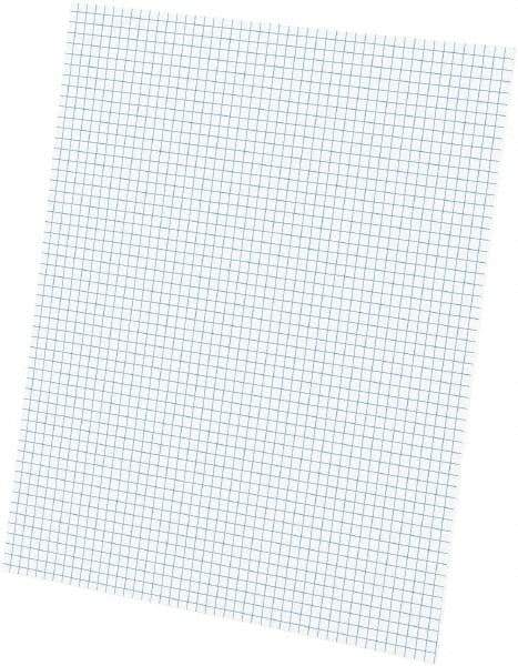 AMPAD - 50 Sheet, 6-5/8 x 9-1/8", Quadrille Quadrille Pads - White - A1 Tooling