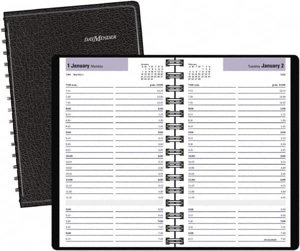 DayMinder - 312 Sheet, 11 x 17", Accounting Book - Black - A1 Tooling