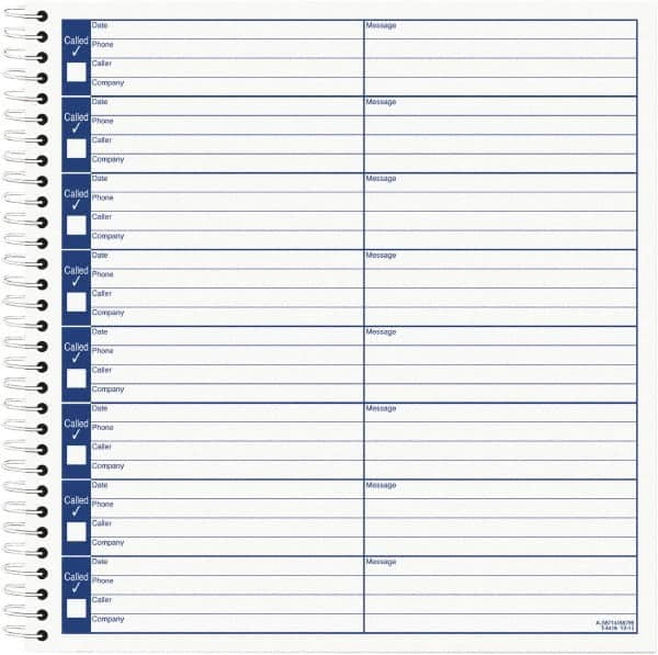 TOPS - 800 Sheet, 15-1/2 x 22-3/4", Log Book - White - A1 Tooling