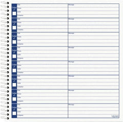 TOPS - 800 Sheet, 15-1/2 x 22-3/4", Log Book - White - A1 Tooling