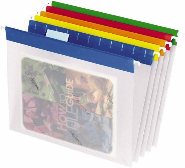 Pendaflex - 8-1/2 x 11", Letter Size, Assorted Colors, Hanging File Folder - 1/5 Tab Cut Location - A1 Tooling