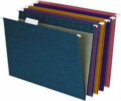 Pendaflex - 8-1/2 x 11", Letter Size, Assorted Colors, Hanging File Folder - 11 Point Stock, 1/5 Tab Cut Location - A1 Tooling